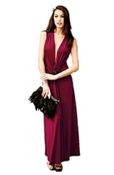 Sexy V-neck Cotton Goddess Evening Dress/Party Dress/Wedding Dress 