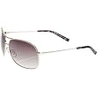 A|X Classic Aviator Sunglasses - Armani Exchange Adult Full Rim Sports Eyewear - Ruthenium Havana/Brown Shaded