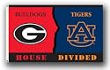 Auburn Tigers / Georgia Bulldogs Rivalry 3'x5' Flag
