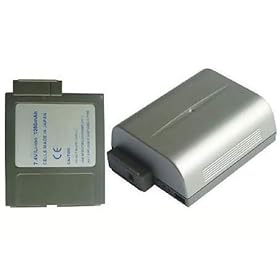 7.40V,1250mAh,Li-ion,Replacement Camcorder Battery for CANON MV4, MV4i, MV4iMC, MVX10i, Optura 300, CANON DM, Elura, IXY DVM2, MV-3 Series, (Fits selected models only), Compatible Part Numbers: BP-406, BP-407, BP-412