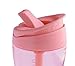 Trimr Duo Classic Protein Shaker Bottle, 24 oz. (Coral)