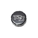 1998-2012 Yamaha YZF R1 BLACK BILLET FLUID RESERVOIR CAP LOGO ENGRAVED by KapscoMoto