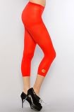 Betsey Johnson The Hot Lips Capri in Red Kiss,Leggings for Women