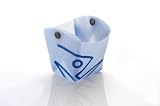Fozzils ThinkFlat Travelware Cup, Blue