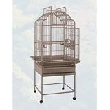 24 X 22 X 68 Combination Dome Top Playtop Wrought Bird Cage