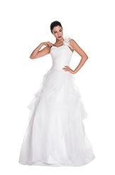 One Shoulder Sweetheart Wedding Dress  with a Chapel Train 