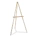 Quartet&Acirc;&reg; Lightweight Tripod Floor Easel, 64" High, Natural Oak