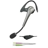 Silver Earclip Headset/mic
