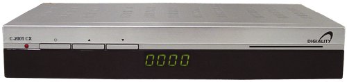 Digiality C-2001 CX digitaler Kabelreceiver DVB-C mit Conax Kartenleser (2x SCART) silber