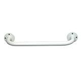 16\ White Vinyl Coated Steel Grab Bar   16\