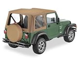 Bestop Replace A Top -51127-37- Color: Spice/ No Door Skins / Clear Windows / Fits: 97-02 Jeep Wrangler TJ