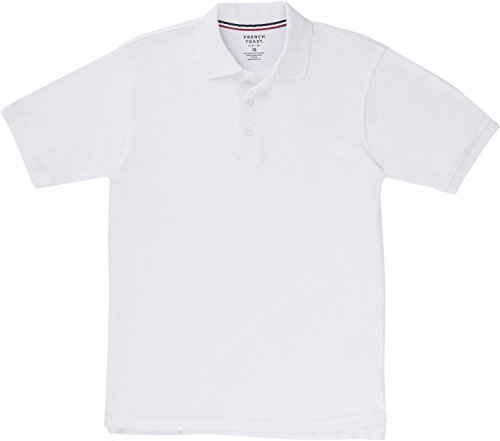 French Toast School Uniform Boys Short Sleeve Interlock Knit Polo Shirt