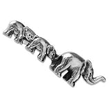 Forzieri Elephants Silver Plated Tie Clip