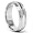 10K White Gold Swiss Cut Mens 6MM Wedding Band