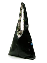 TESAGE Yukiko Sato New York, K2L with D2 Purse Insert Leather-look Zen Black'11 KIKU gardens, shoulder hobo Katty purse