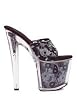 8 Inch Heel Mule Women'S Size Shoe With Decorative Lace