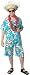 Floral Hawaiian Tourist Adult Costume