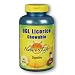 Nature's Life DGL Licorice Tablets, 380 Mg, Chewable, 100 Count