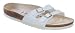 Birkenstock slippers Ibiza from Birko-Flor in White with a narrow insole