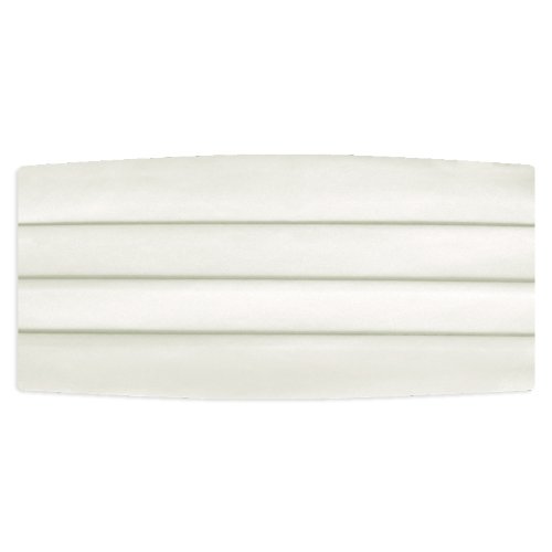 Ivory Satin Cummerbund