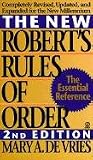 New Robert's Rules of Order
