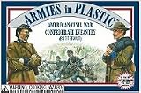 American Civil War Confederate Infantry (Butternut) (20) 1-32 Armies in Plastic