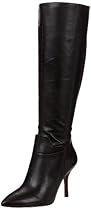 Hot Sale Nine West Women's Getta W Boot,Black Leather,8 M US