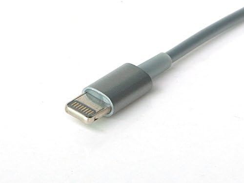 Twin Pack - USB Data and Charging Short Cable (5 inches long) Compatible with Apple iPhone 5, 5S, 6, 6 Plus, 6S, 6S Plus, iPad Air, iPad Mini and iPod Touch (SPACE GRAY)