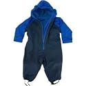 Togz Fleece Lined Waterproof All-in-One Suit - Navy/Royal 120cm (5 yrs)