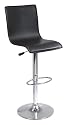 Winsome Spectrum L-Back Airlift Adjustable Swivel Stool, Faux Leather