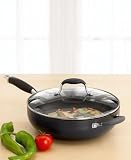 Anolon Advanced 5-1 2-Quart Covered Saucier Pan with Helper Handles