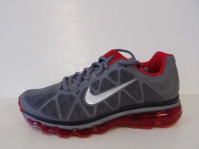 Nike Air Max+ 2011 429890-026 Gry/red Wmns Sz 6