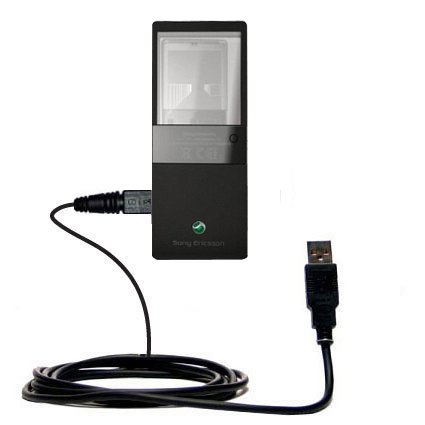 Classic Straight USB Cable for the Sony Ericsson Xperia Pureness with Power Hot Sync and Charge capabilities - uses Gomadic TipExchange Technology