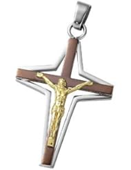 Joyas Alternativas™ Stainless Steel Crucifix Pendant