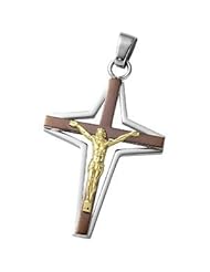 Joyas Alternativas™ Stainless Steel Crucifix Pendant