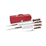 Lamson Sharp 39739 Rosewood Forged 7-PC Cooks Tool Box Set