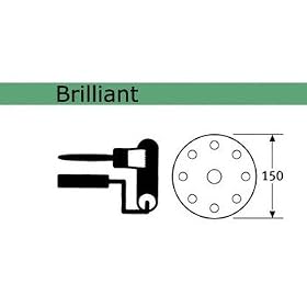 Festool 496583 6-inch Brilliant2 180-Grit Sandpaper - 10 Pack