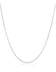 10K Gold 1mm Figaro Chain Necklace, 16"