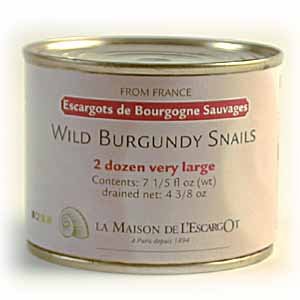 Gourmet Escargot - Wild Burgundy Snails by Chefshop.com by Burgandy Escargot