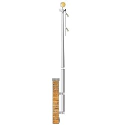 14ft Vertical Wall Mount Flagpole