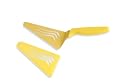 Kuhn Rikon Small 10-1/2-Inch Wedge Serving Knife, Yellow