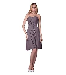 Short Pleated Belted Ruched Chiffon Sweetheart Evening Dress/Bridesmaid Dress/Prom Dress/Party Dress 