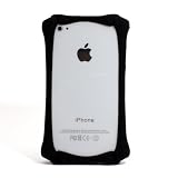 iPhone4 4S 骨フレーム シリコンケース ブラック silicone case For iPhone4S 4