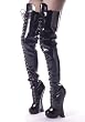 FEMME-3020, 8 Inch Block Heel, 1 1/4 Inch P/F Boots