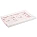 By Carla Large Little Petal Changing Mat With Towelling Stain Resistant Liner, White/Pink