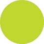 Stylin Green Circles - Peel & Stick - 5 Large Wall Accent Stickers