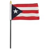 Puerto Rico Flag 4 x 6 inch