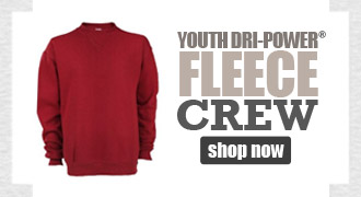 Featured Product: Russell Athletic Youth Dri-Power Fleece Crew Sweatshirt