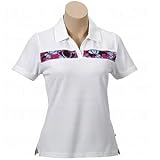 Callaway Ladies DrySport Floral Inset Pique Polos