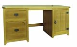 Hamilton Traditional Hardwood Double Pedestal Desk for Home Office 1700w x 540d x 800h mm HM702